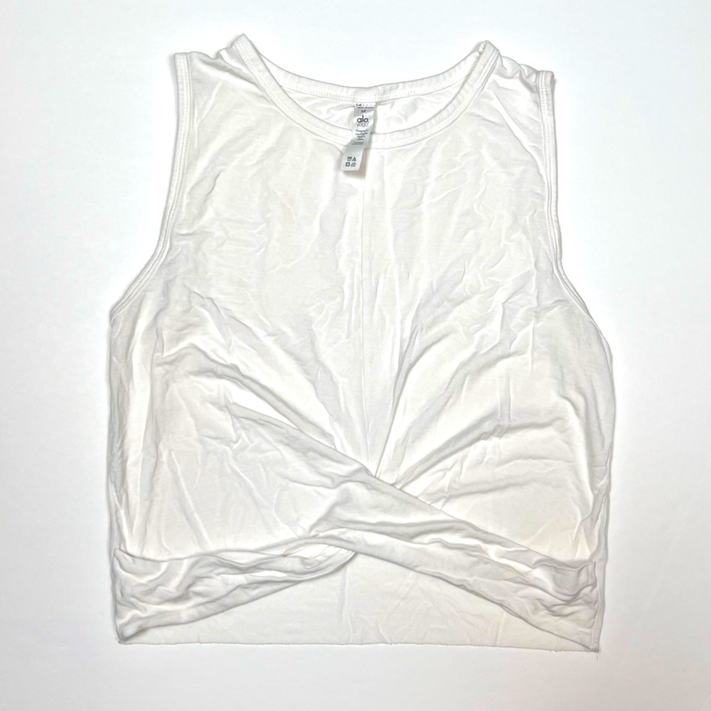ALO Yoga White Tank Top